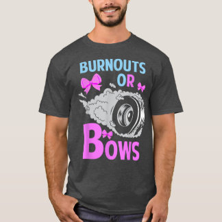 T-shirt Bows Ou Burnouts Genre Révéler Des Bows De Fête Ou