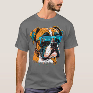 T-shirt Boxe avec lunettes de soleil 6