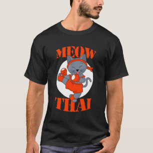 T-shirt Boxe de chat thaïlandais Meow