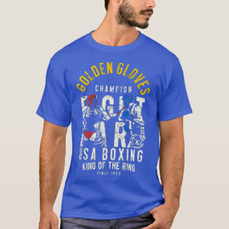 T-shirt Boxe de gants d'or
