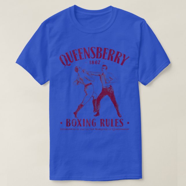 T-shirt Boxe de Queensbury  (Design devant)