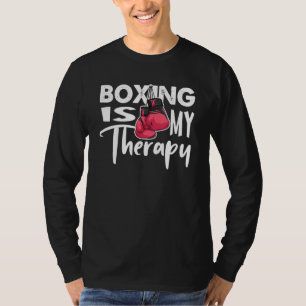 T-shirt Boxe Est Ma Thérapie Drôle Citation Citation Gym F