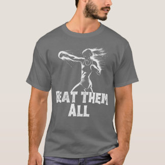 T-shirt Boxe féminine - Les battre toutes