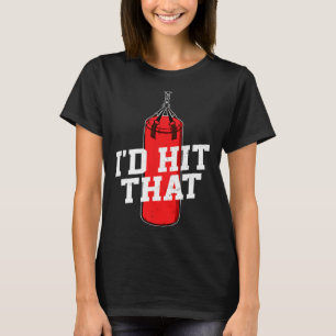 T-shirt Boxe Je Frapperais Que Gants De Boxe Punching Bag