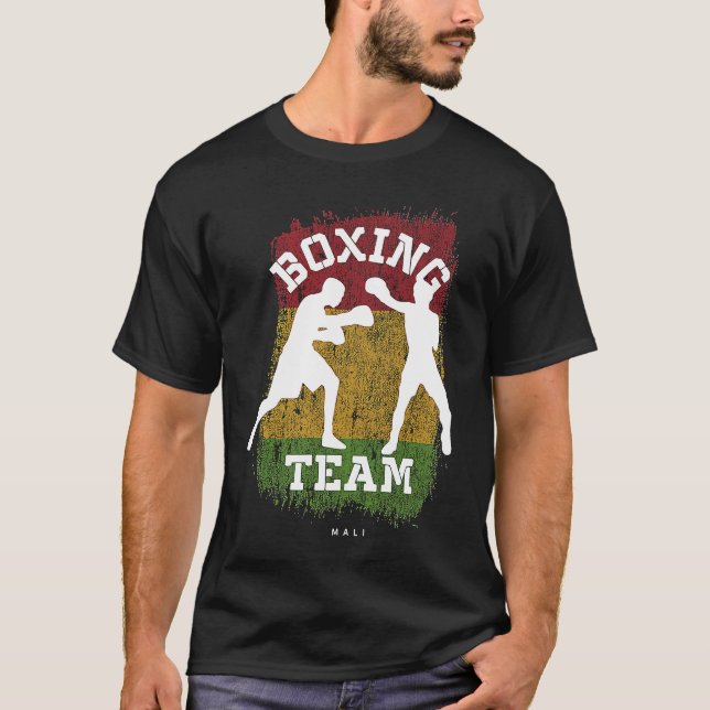 T-shirt Boxe Mali Combat Sports Boxe (Devant)