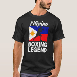 T-shirt Boxe philippine Drapeau Boxe Pinoy