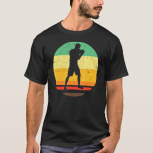T-shirt Boxe Sports Ou Mma Combattant Boxeur Rétro Vintage