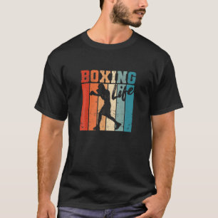 T-shirt Boxe Vie Drôle Boxer Martial Artiste Vintage Fig