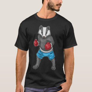 T-shirt Boxer Badger Gants de boxe Boxe Boxe