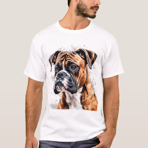 T-shirt Boxer Buddy Portable Photo-Realiste Conception Chi