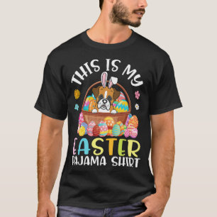 T-shirt Boxer Chien Oeufs Panier Heureux Pour Moi C'Est Mo