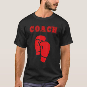 T-shirt Boxer Coach Boxer Red Boxer Gants