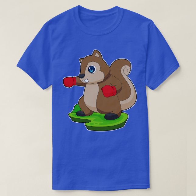 T-shirt Boxer d'écureuil Gants de boxe Boxe (Design devant)