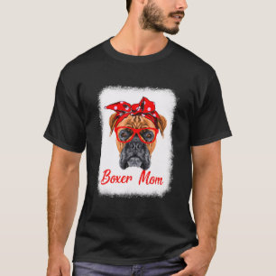 T-shirt Boxer Mom Dogs Tee Mothers Day Amoureux de les chi