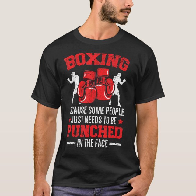 T-shirt Boxer professionnel Boxer Knockout Puncher Sparr (Devant)