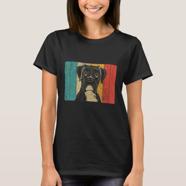 T-shirt Boxer Rétro Design (Devant)