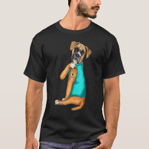 T-shirt Boxer Tattoos I Love Maman assis fête des mères