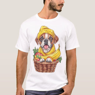 T-shirt Boxeur Banane � Chien Fruit Drôle