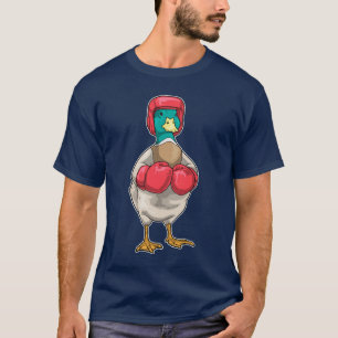 T-shirt Boxeur de canard Gants de boxe Boxe