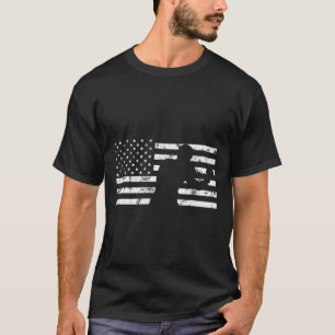 T-shirt Boxeur Gant de Boxe Drapeau Usa Combattant Kickbox