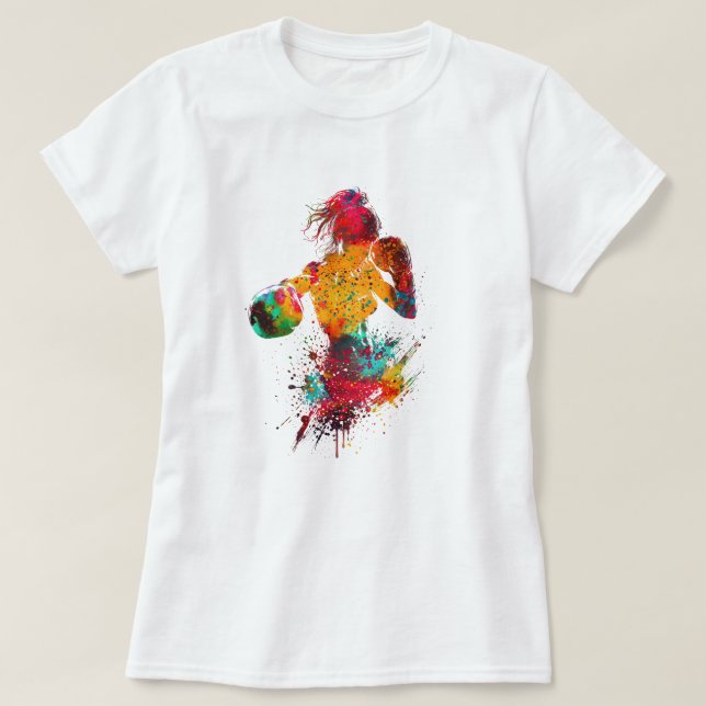 T-shirt Boxeuse (Design devant)