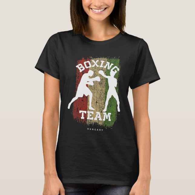 T-shirt Boxing Hungary Combat Sports Fighter Boxing (Devant)
