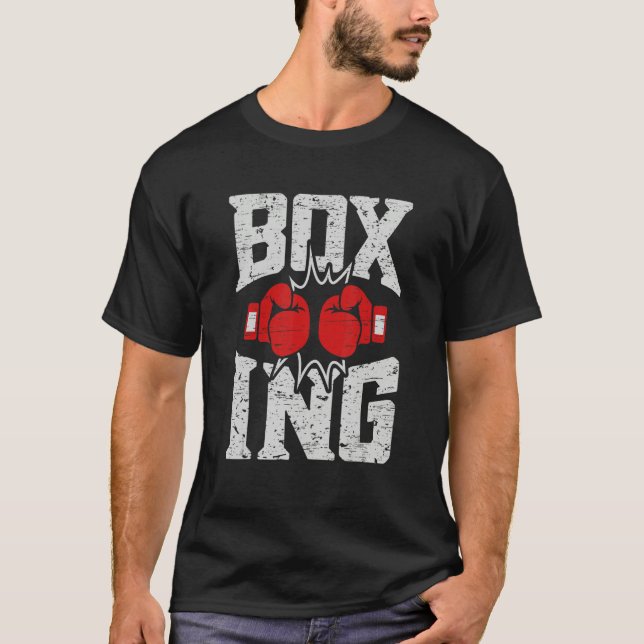 T-shirt Boxing Punch Belt Boxer Trainer Coach (Devant)