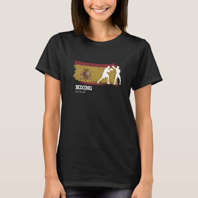 T-shirt Boxing Spain Combat Sports Fighter Boxing  1 (Devant)