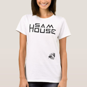 T-shirt Boxy de dessus de culture de toile de