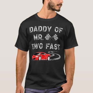 T-shirt Boy 2e Anniversaire Racer DaddyTwo Anniversaire de