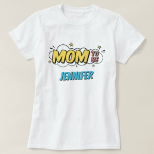 T-shirt Boy Comic Book Superhero Baby shower Maman