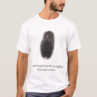 T-shirt BOYB Giant Leopard Moth Caterpillar Blanc