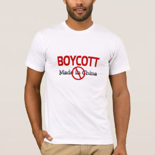 T-SHIRT BOYCOTT FABRIQUÉ EN CHINE