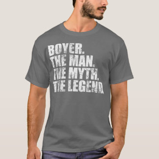 T-shirt Boyer Nom de famille Boyer nom de famille Boyer no