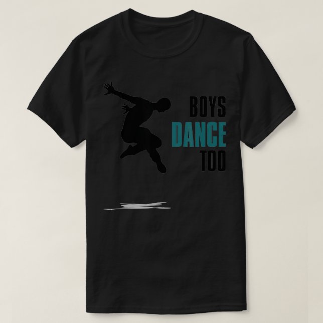 T-shirt Boys Danser À Danser Pratique de danse (Design devant)