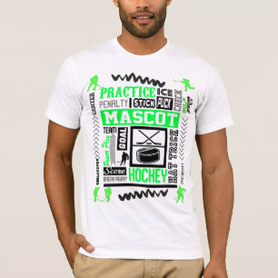 T-shirt Boys Hockey Terminologie en Vert