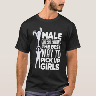 T-shirt Boys Homme Cheerleader mâle Pom-pom girl