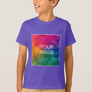 T-shirt Boys Kids Tee - shirt Modèle Ajouter un texte imag