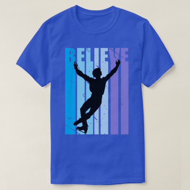 T-shirt Boys Motivational Ice Skater Figure Patinage Danse (Design devant)