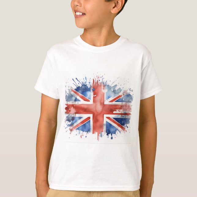 T-shirt Boy's union jack  t shirt (Devant)