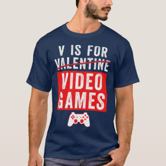 T-shirt Boys Valentines Day Design pour V est pour Video G