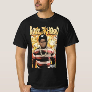 T-shirt boyz blanc dans le capot