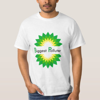 T-shirt BP = le plus grand pollueur