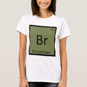 T-shirt Br - Brocoli Rabe Symbole de Chimie Végétale