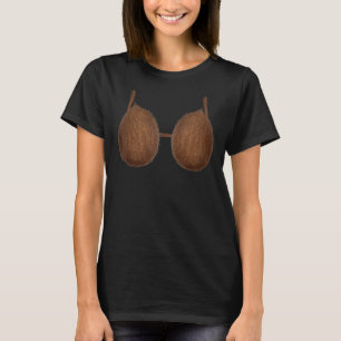 T-shirt Bra de noix de coco d'été Costume d'Halloween