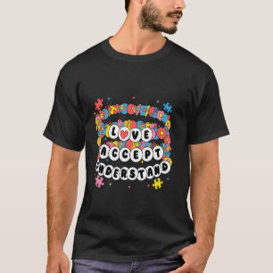 T-shirt Bracelets d'amitié de sensibilisation à l'autisme
