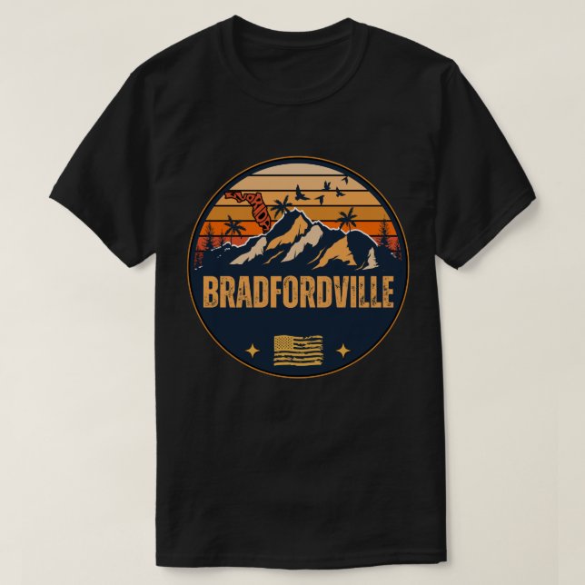 T-shirt Bradfordville, Floride (Design devant)