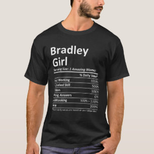 T-shirt BRADLEY GIRL IL ILLINOIS Funny City Accueil Racine