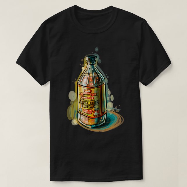 T-shirt Bragg Vinaigre de cidre de pomme Vinaigre de santé (Design devant)