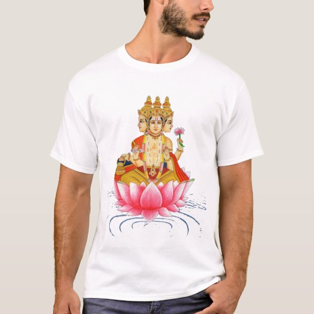 T-SHIRT BRAHMA - PRAJAPATI - DÉESSE INDOUE (Devant)